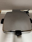 Vintage Sunbeam Model Cg Waffle Maker Chrome Mcm Extra Plates Working Condition