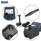 Solar Power Fountain Submersible Floating Water Pump Bird Bath Pond Garden Decor
