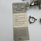 Vintage No  2 Universal Hand Crank Meat Grinder Made In The Usa