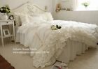 Luxury Ruffle Cotton Bedding Set Duvet Cover Lace Bed Princess Duvet Cover Set