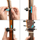 2 Pack Guitar Rolling Capo Sliding Adjustable Rubber And Stainless Steel Capo Fo