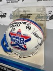 2002 Pro Bowl Hof Signed Autographed Mini Helmet Warren Moon Dave Casper-xg Coa