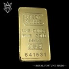 Gold Bar 1 Oz Credit Suisse 999 9     Replica Display Bar