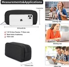 Della Gao Pencil Case Large Capacity Pouch Pen Bag Durable Office Organizer