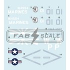 Fabscale 1 72 Av-8b Vma-223 Mcas Cherry Point 2018 Die-cut Flexible Decal 