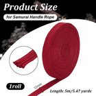 Ito Sageo Wrapping Cord Imitation Leather Sword Handle Cords Tsukamaki
