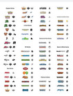 Pok  mon Tcg Divider Block Label - All Expansion Sets   Misc Sets Included   
