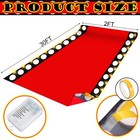2 X 30 Ft Red Carpet Runner For Party Red Aisle Runner With Led Lights Christ   