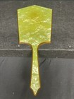 A Gorgeous Vintage Bakelite   Celluloid Green  6  Pc Mcm Vanity Set