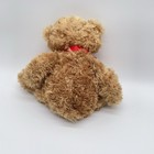 Animal Adventure Teddy Bear Plush 14    Brown Tan Stuffed Animal 2014 Red Bow