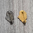 Ge General Electric 5 10 Year Employee Pins Sterling Silver   Gold Fill Vintage