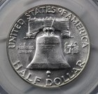 1963 Franklin Half Dollar Pcgs Ms65fbl
