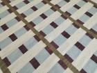 Antique Scandinavian Swedish Kilim Tile Handmade Flat Weave Boho Large Area Rug