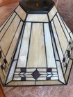 Vintage Stained Glass Lamp Shade Tiffany Style Art Deco Ceiling Light Shade
