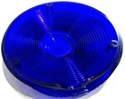 Lens Replacement For Combination Light 4    Round Blue Plastic 3 Screws Gg 80302