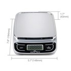 Easy home Digital Food Scale 11lb 5kg - Precise Kitchen Weight Gram Scale Lcd