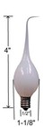 6-pack  Silicone Dipped Candle Light Bulbs  7 Watt  Longer Life Country Style