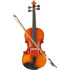 Full Size 4 4 Acoustic Violin W  Case  Bow  Rosin  Extra Strings   Tuner New
