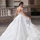 Luxury Mermaid Wedding Dresses Detachable Train Sleeveless Appliques Bridal Gown