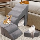 Foam Dog Stairs   Steps Ramps For High Beds 25-30 Inches High Tall  6 Step Pe   