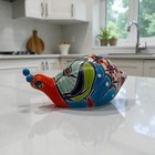 Hand-painted Talavera Snail   Mexican Ceramic Art