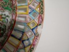 Antique Reticulated Chinese Famille Rose  10 In  Has Been Repaired  See Photos