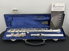      Gemeinhardt 3sh Open Hole French Style Flute Solid Silver Head C Foot  c4 