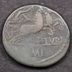 Roman Republic  L  Titurius L f  Sabinus  89 Bc  Ar Denarius