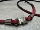  lot Of 2  Phiten X50 Titanium Necklace Black   Red 18 -19  - New