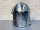 Medieval Barbuta Helmet Visored Knight Armor Warrior Accessories Costume Helmet
