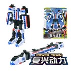New 8  Tobot V Galaxy Detectives Power Train Action Figure Robot Toy Boy In Box