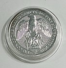 2019 Royal Mint 2oz 9999 Silver Queens Beasts Falcon Of The Plantagenets Coin