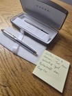 Cross Townsend Medalist Rollerball Pen  505 W case   Two New Selectip Gel Refill