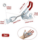 2 Pcs Heavy Duty Toggle Clamp Latch 4003 Adjustable Latch Hardware  1320lbs Hold
