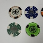 Harley-davidson Dealer Poker Chip Lot Of 10 Mixed Dealerships No Duplicates