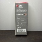 Lg Cinema 3d Glasses Ag-f310 Brand New Black 2 Pack Genuine Oem Original