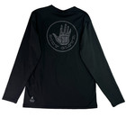 Body Glove Men   s M Black Long Sleeve Rash Guard Upf 50  Surf Swim Athletic
