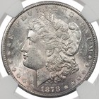 1878-cc  1 Ngc Ms60 Morgan Silver Dollar Key Date Carson City