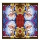 Two Paper Napkins For Decoupage - Santa Christmas Vintage Luncheon Free Shipping