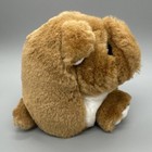 Swibco Vintage Puffkins 6654 Bosley Bulldog Brown Round Beanie Ball Plush Tag
