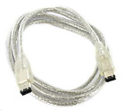 Firewire 400 6 Pin To 6 Pin Cable Clear 4ft  5-pack 