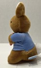 Eden Plush Beatrix Potter Peter Rabbit Stuffed Animal Blue Jacket W carrot 7 5   