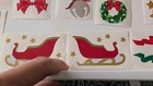 Vintage Mrs Grossmans Stickers Christmas Lot Sparkle Prism Foil Lot  3