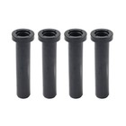 4x Rubber Black Front A-arm Long Bushings For Polaris Sportsman 500 Ho 2008-2012