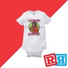 Ultimate Warrior Wrestling Gerber Baby Onesie   Cotton Short Sleeve Bodysuit