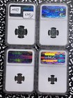 1911 Great Britain 4x Coin Maundy Set Ngc  pr63-64  Lot mk83 Silver 
