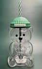 Starbucks Bearista Bear Glass Jar Cold Cup With Straw 2026 Holiday Xmas Gifts