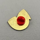 Vintage Gold Tone Up Yours Pin Quotes Funny Novelty Arrow Pointing Up