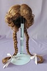 Vintage Doll Wig Long Braids 12 -13  Auburn Antique Doll Repair Oss
