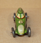 Vintage Marx Whiz Tin Litho Wind Up Race Car  6    No Key  Not Tested